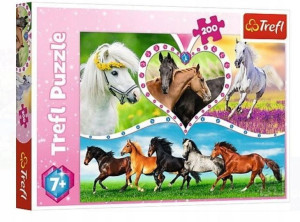 Puzzle Trefl 200 13248 Piękne Konie
