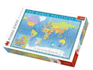Puzzle Trefl 2000 27099 Polityczna Mapa Świata