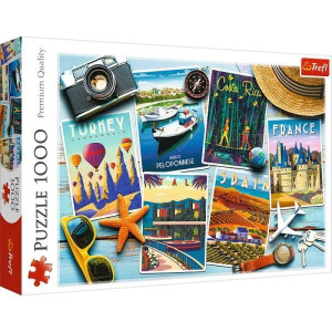 Puzzle Trefl 1000 10714 Wakacyjne Pocztówki