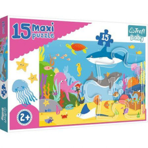 Puzzle Trefl 15 Maxi 14277 Podwodny Świat