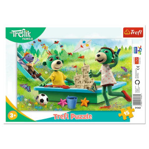 Puzzle Trefl 15 Ramka 31363 Trefliki