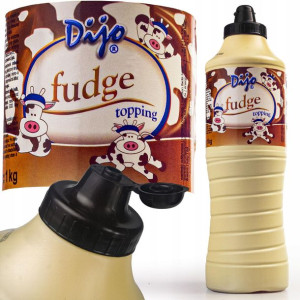 SOS KRÓWKOWY polewa do lodów gofrów deserów DIJO KRÓWKA 1000ml XXL 1kg