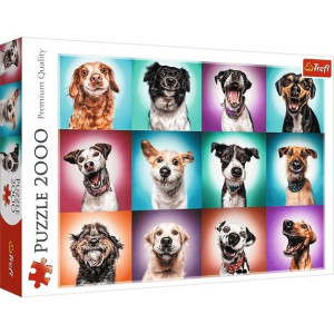 Puzzle Trefl 2000 27119 Psie Portrety