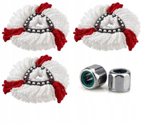 Łożysko Hf081412+ Wkłady Do Mopa Obrotowego Vileda