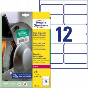 Etykiety Polietylenowe Ultra Resistant Avery