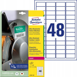 Etykiety Polietylenowe Ultra Resistant Avery