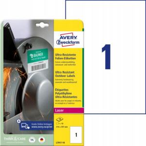 Etykiety Polietylenowe Ultra Resistant Avery