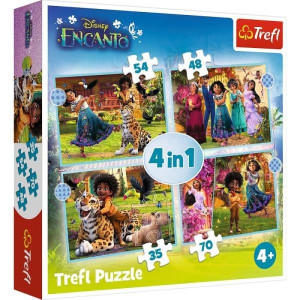 puzzle trefl 4w1 34615 disney encanto
