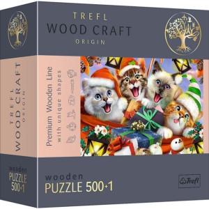 Puzzle Trefl 500 20172 Dr Świątecz Kotki