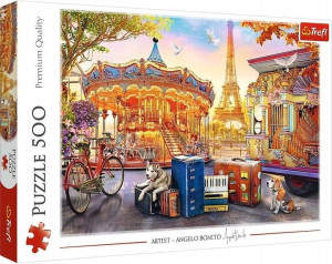 puzzle trefl 500 37426 wakacje w Paryżu