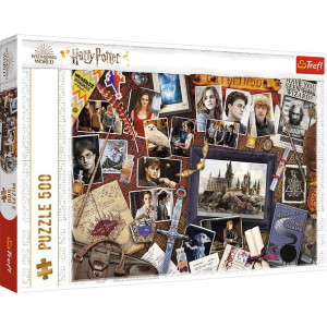 Puzzle Trefl 500 37400 pamiątki z Hogwartu