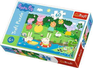 Puzzle Trefl 60 17326 Świnka Peppa Wakacyjna Zabawa