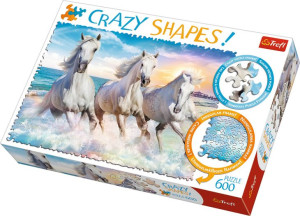 Puzzle Trefl 600 11111 Crazy Shapes Galop Wśród Fal