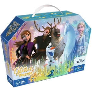 Puzzle Trefl 70 Glitter 53018 Frozen