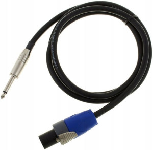 Kabel głośnikowy Speakon Jack 1,5 m 2x 2,5 mm2