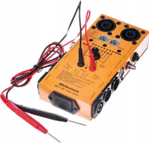 Tester kabli XLR DMX Speakon Jack RCA Millenium