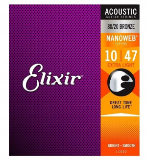Struny do gitary akustycznej Elixir 11002 10-47