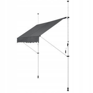 Markiza Kuwait 300x120 cm szara
