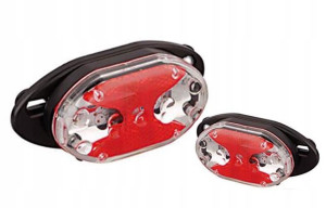 Lampa tylna na rower bagażnik lampka oświetlenie