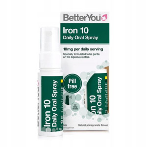BetterYou Żelazo 10mg w sprayu 25 ml MOCNE ŻELAZO