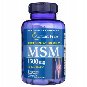Puritan's Pride MSM 1500 mg 120tab SIARKA STAWY