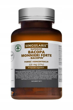 Singularis Bacopa monnieri Forte 325mg 60k PAMIĘĆ