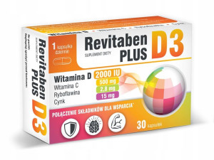 Nord Farm Revitaben D3 Plus Witamina D 30 kapsułek