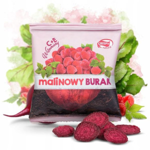 Crispy Natural Burak z sokiem malinowym Plasterki