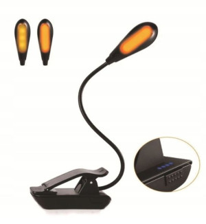 Lampka Led Biurkowa Klips Do Czytania Akumulator