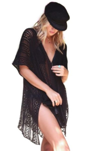 Pareo Na Plażę Tunika Zwiewna Luźna Narzutka Boho