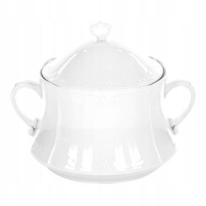 Waza porcelanowa BIAŁA Chodzież KAMELIA C001 3,5l