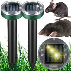 2x Mocny Odstraszacz Solarny Kretów Nornice Krety