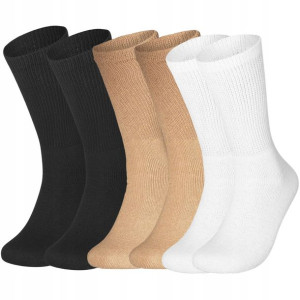 3x Skarpetki Skarpety Medyczne Bezuciskowe