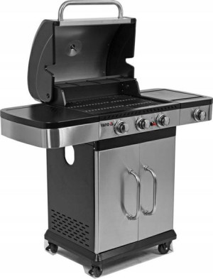 Yato Grill Gazowy 3+1 Stal Nierdzewny 10,6kw