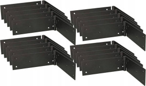 25x Zawias Budowlany Splatany Skrzyniowy 300x50mm