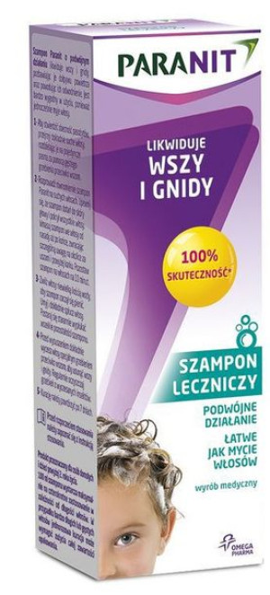 Paranit Szampon preparat eliminujący wszy i gnidy 100ml