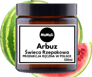 Arbuz Rzepakowa Świeca Zapachowa 120Ml