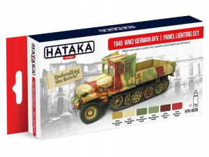 Zestaw farb akrylowych German AFV 1945 AS36 Hataka