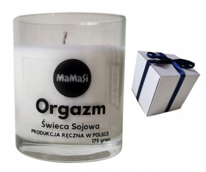 Orgazm Świeca Sojowa Premium 175G Prezent
