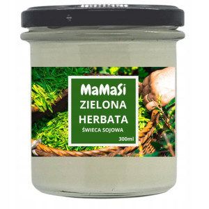 Zielona Herbata Świeca Sojowa 300Ml Zapachowa