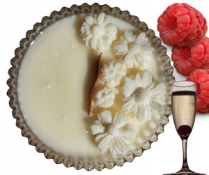 Świeca Sojowa Zapachowa Malinowe Prosecco Glamour