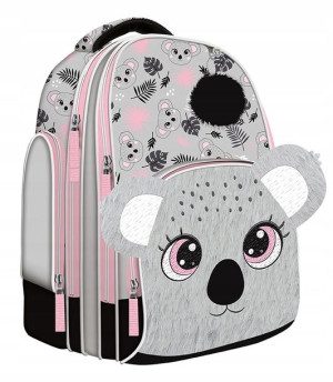 Plecak Szkolny Premium Bambino Pluszowy Miś Koala