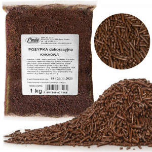 POSYPKA do lodów deserów gofrów TORT pałeczki kakaowe 1kg cukrowe KAKAO