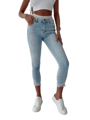Spodnie damskie jeansowe OLAVOGA TOKYO 9827 jasnoniebieskie - XS