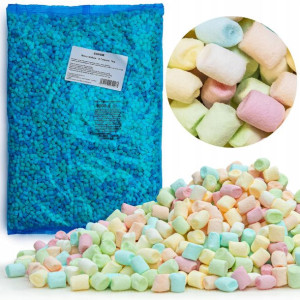 Posypka pianki MICRO 1kg Marshmallow KOLOROWE do zapiekania 1000g