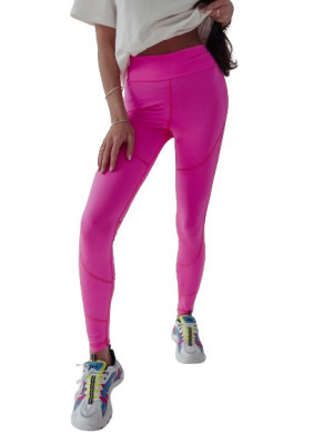 Legginsy damskie OLAVOGA HOSTE neon róż - M