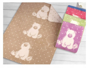 KOCYK dla Dzieci SWEET BEAR Camel 100x150 Greno