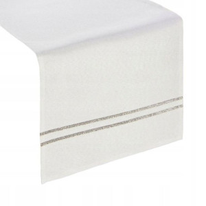 Obrus DIAMOND naturalny 33x140 Eurofirany