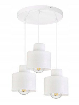 LAMPA sufitowa WISZĄCA ZWIS żyrandol metal KUBEK