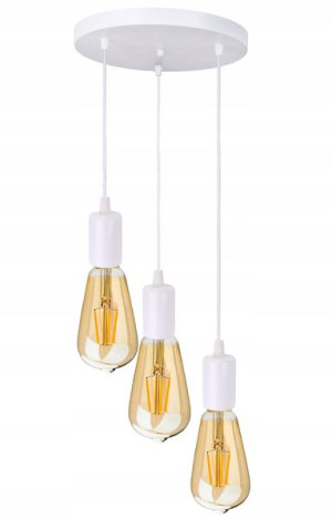 LAMPA sufitowa wisząca ZWIS Edison Loft 3x E27